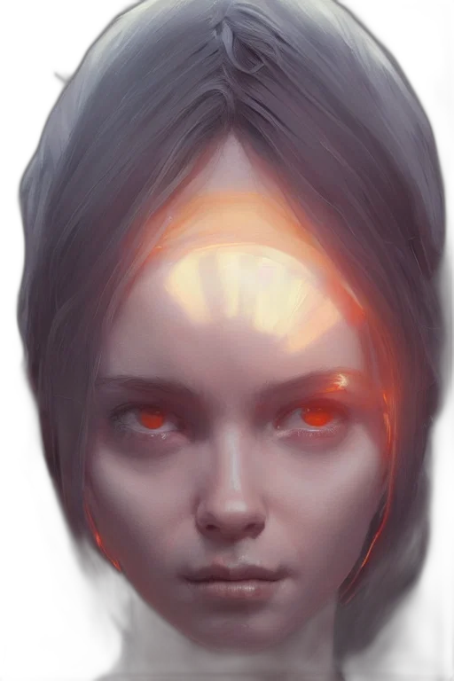face, mask, robot, crown, concept art, fantasy art, photorealistic, cyberpunk transparent PNG cut-out