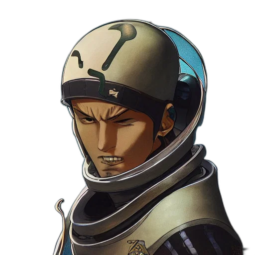 face, mask, staff, sword, concept art, anime, fantasy art, pixel art transparent PNG cut-out