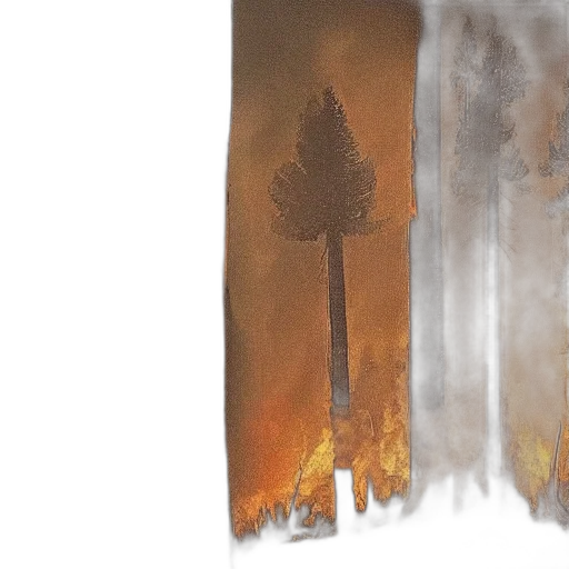 tree, jacket, concept art, watercolor transparent PNG cut-out