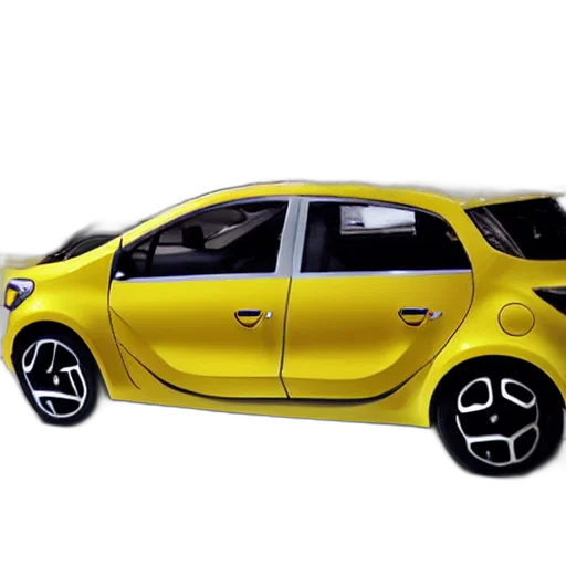 car, 3d render, concept art, photorealistic transparent PNG cut-out