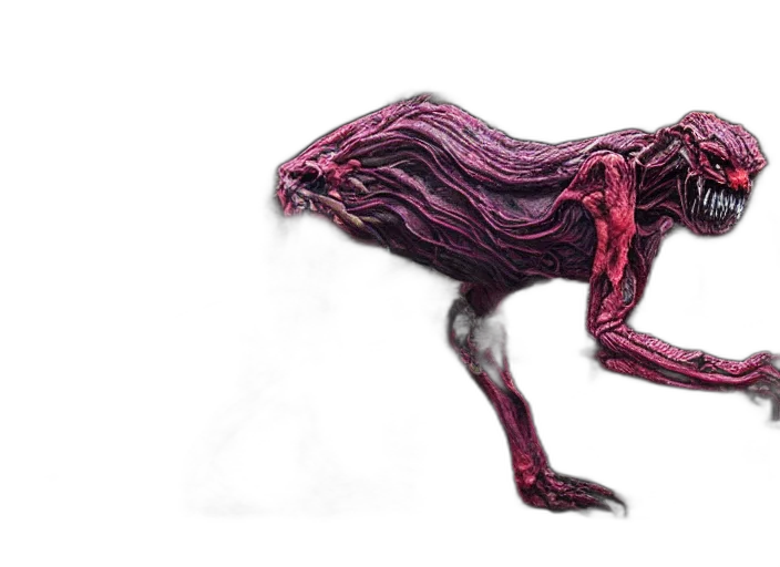 creature, animal, hair, dragon transparent PNG cut-out