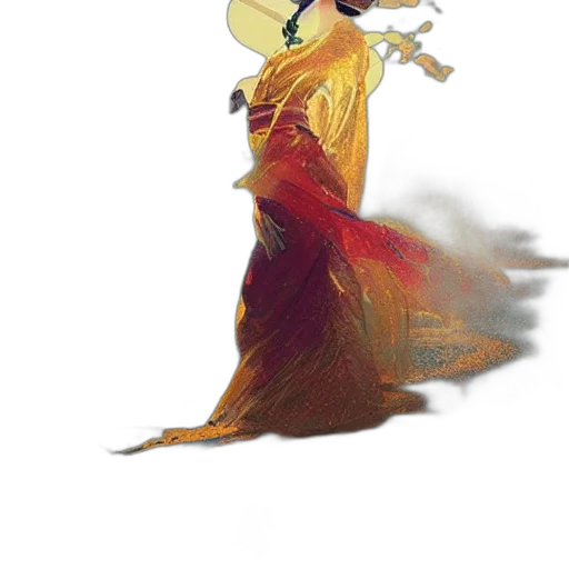 staff, mask, dress, umbrella transparent PNG cut-out