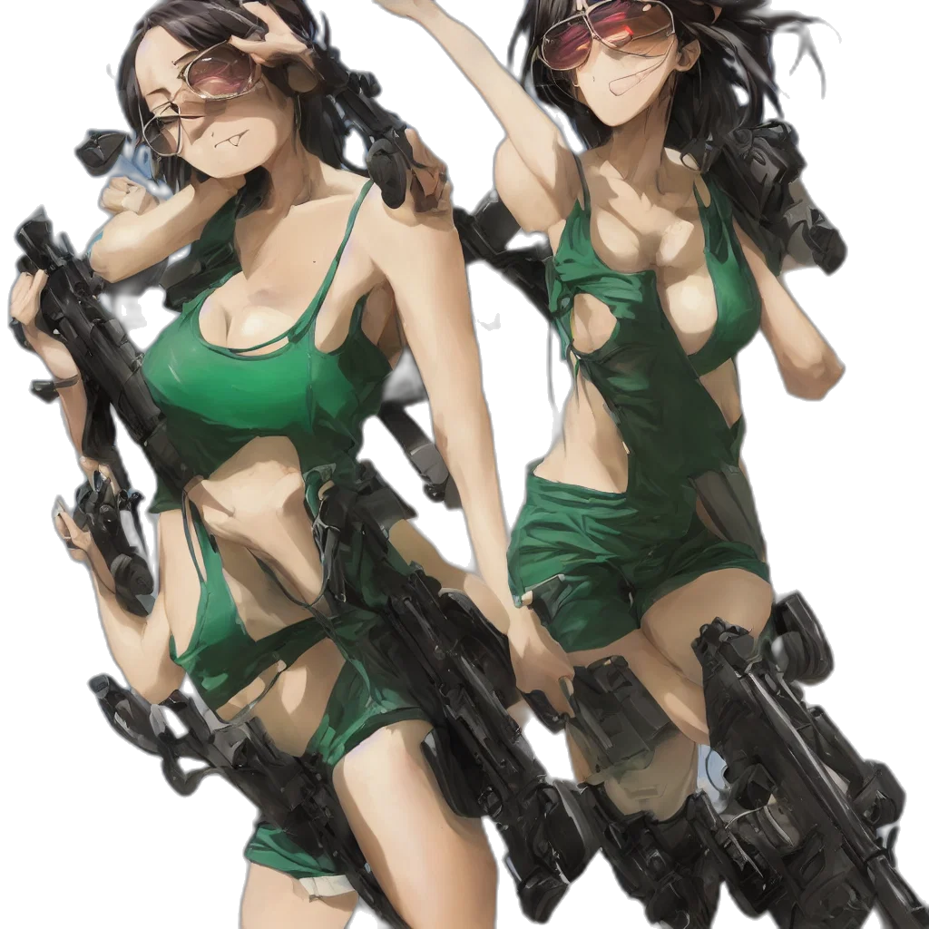 weapon, concept art, 3d render, cyberpunk transparent PNG cut-out