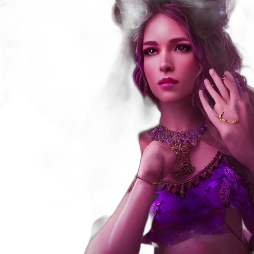 jewelry, dress, fantasy art, photorealistic transparent PNG cut-out