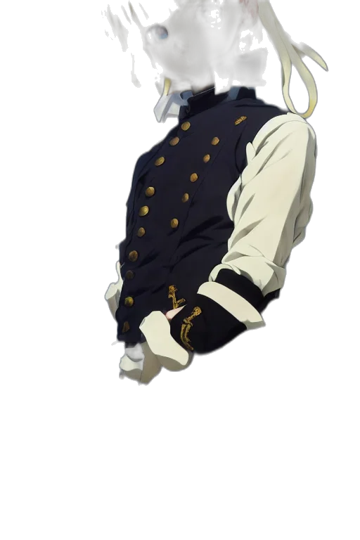 staff, jacket, crown, hat transparent PNG cut-out
