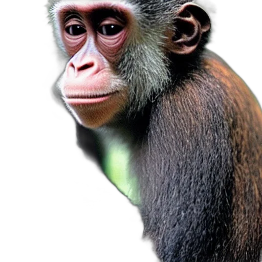 animal, face, staff, creature, photorealistic, 3d render, concept art, primitive transparent PNG cut-out