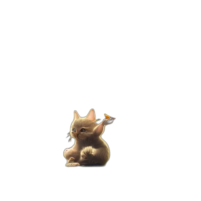 creature, animal, staff, weapon, 3d render, concept art, pixel art, photorealistic transparent PNG cut-out