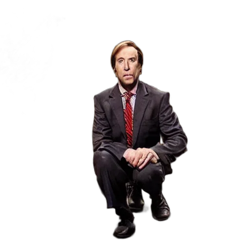 jacket, staff, robot, animal, concept art, photorealistic, saul, goodman transparent PNG cut-out