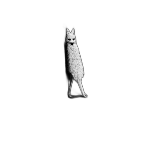 animal, creature, staff, dress, concept art, pixel art, 3d render, pencil sketch transparent PNG cut-out