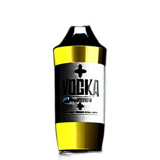 bottle, 3d render, photorealistic, vodka transparent PNG cut-out