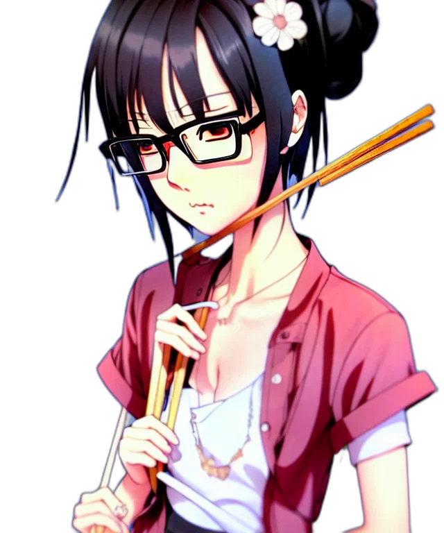 staff, weapon, sword, anime, cartoon, pixel art, photorealistic, red transparent PNG cut-out