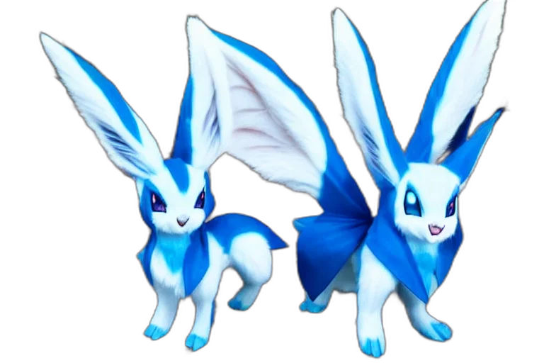 animal, dragon, concept art, 3d render, fantasy art, pixel art, blue, real transparent PNG cut-out