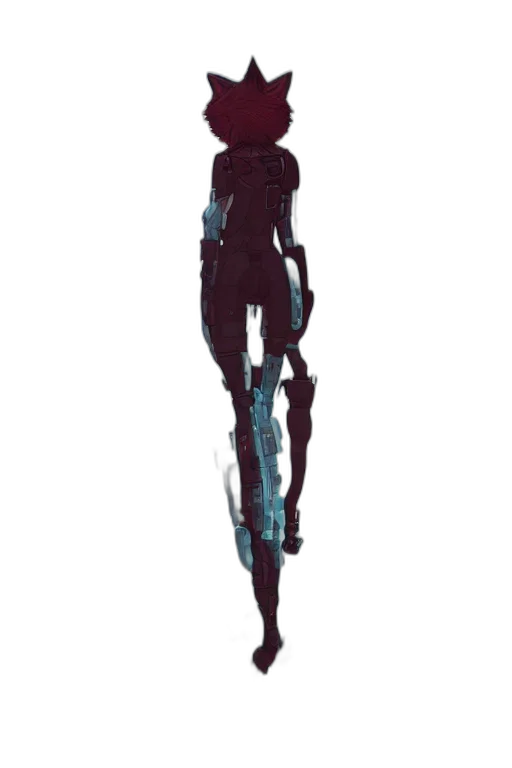 robot, dress, staff, creature, concept art, pixel art, cyberpunk, comic book art transparent PNG cut-out