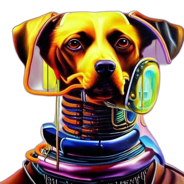 robot, animal, staff, face transparent PNG cut-out