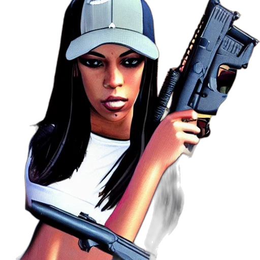 weapon, comic book art, concept art, photorealistic transparent PNG cut-out