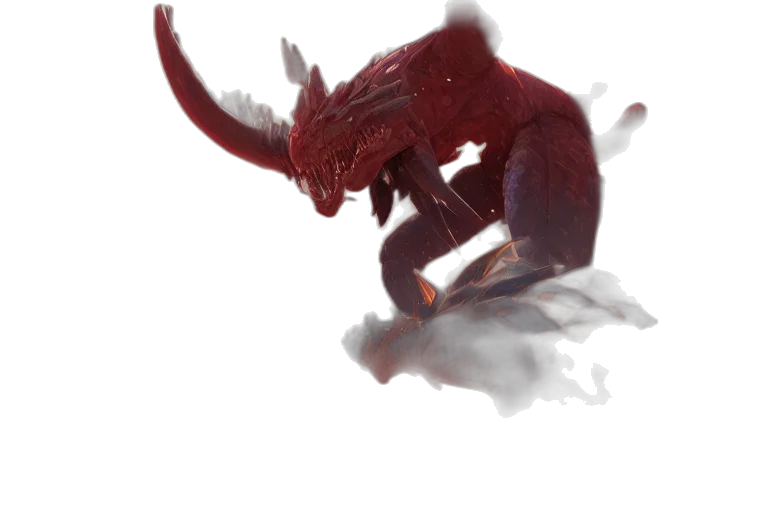 dragon, creature, animal, weapon transparent PNG cut-out