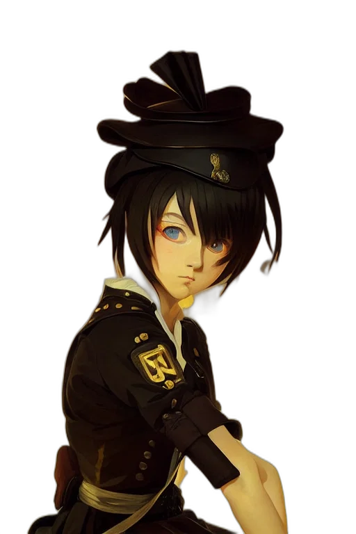 hat, staff, crown, face transparent PNG cut-out