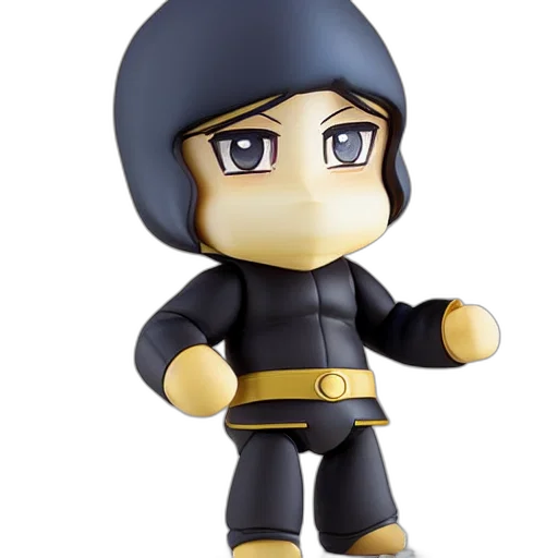 3d render, concept art, king, kong, nendoroid, figurine, detailed, product transparent PNG cut-out