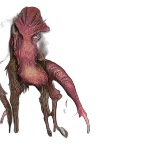 creature, animal, dragon, mask, concept art, 3d render, fantasy art, watercolor transparent PNG cut-out
