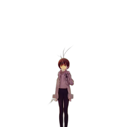 creature, jacket, staff, robot, pixel art, concept art, anime, 3d render transparent PNG cut-out