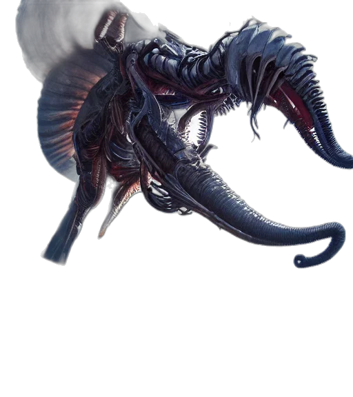 dragon, creature, animal, staff transparent PNG cut-out