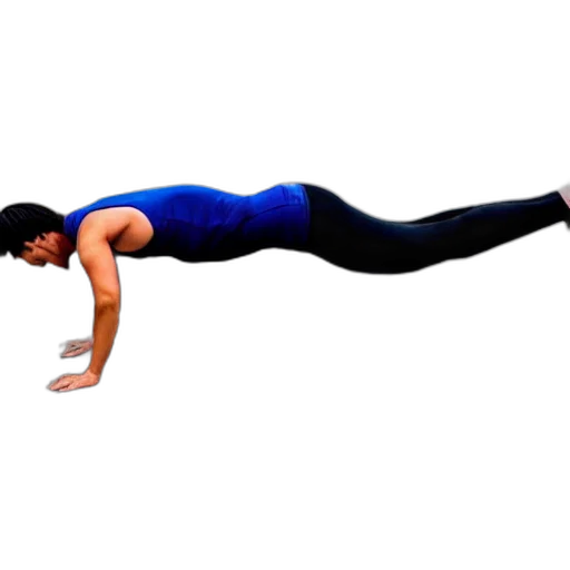 planking transparent PNG cut-out