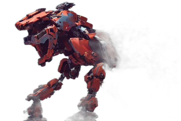 robot, dragon, weapon, creature transparent PNG cut-out