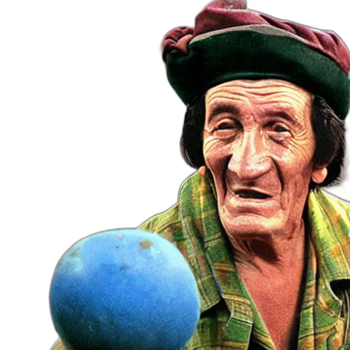 face, hat, staff, photorealistic, concept art, chaves transparent PNG cut-out