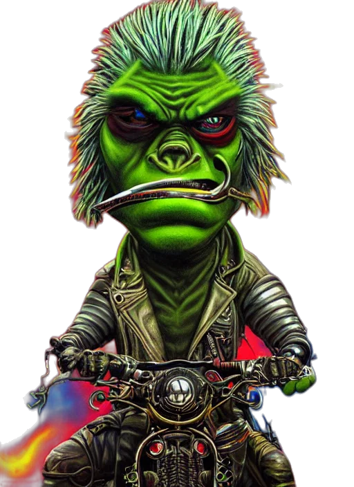 mask, concept art, comic book art, fantasy art transparent PNG cut-out