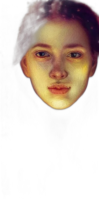 face, mask, hat, crown, photorealistic, oil painting, 3d render, fantasy art transparent PNG cut-out