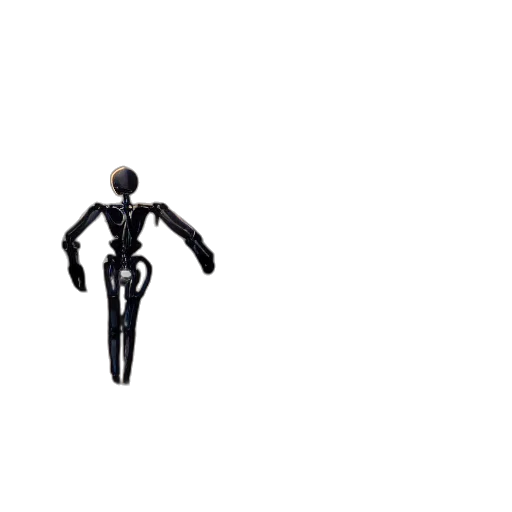 robot, creature, jacket, animal, 3d render, concept art, pixel art, cyberpunk transparent PNG cut-out
