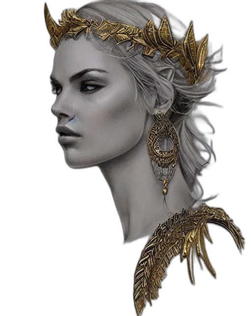 crown, jewelry, dragon, mask, fantasy art, concept art, photorealistic, comic book art transparent PNG cut-out
