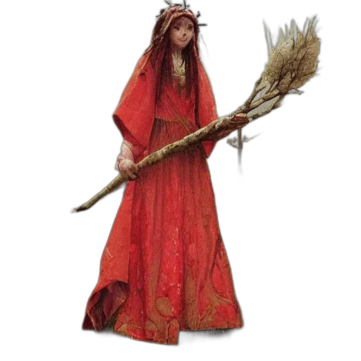 staff, sword, weapon, dress transparent PNG cut-out