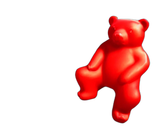 creature, animal, 3d render, concept art, photorealistic, pixel art, red, giant transparent PNG cut-out