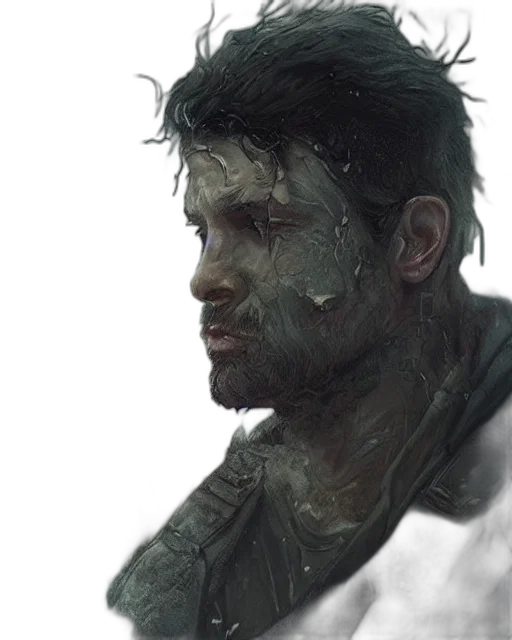 face, weapon, sword, dragon, concept art, fantasy art, photorealistic, comic book art transparent PNG cut-out