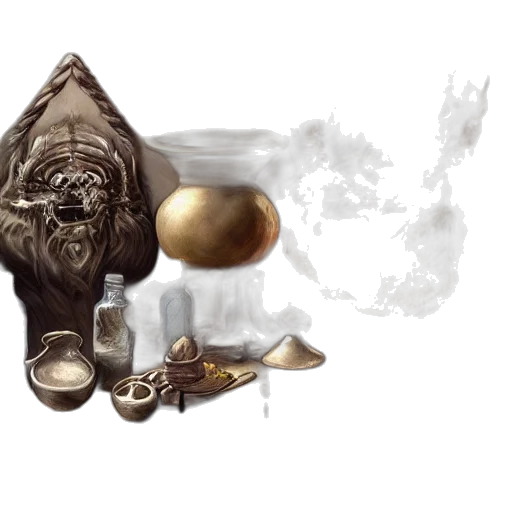 mask, crown, jewelry, food, concept art, fantasy art, 3d render, photorealistic transparent PNG cut-out