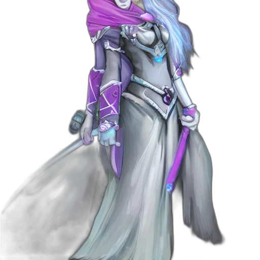 staff, dress, fantasy art, concept art transparent PNG cut-out