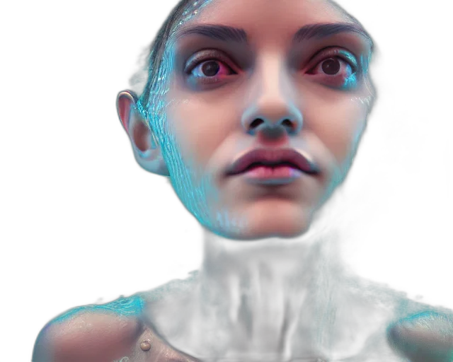 robot, face, mask, creature, 3d render, concept art, photorealistic, cyberpunk transparent PNG cut-out
