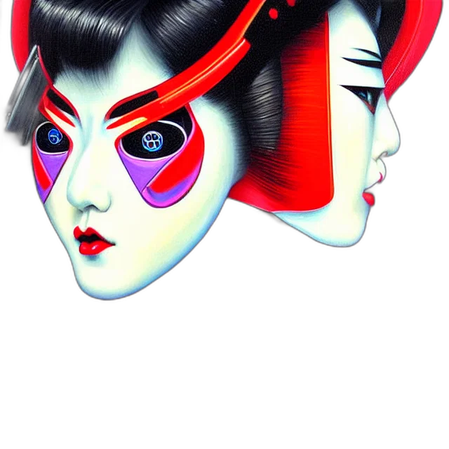 mask, face, robot, crown transparent PNG cut-out