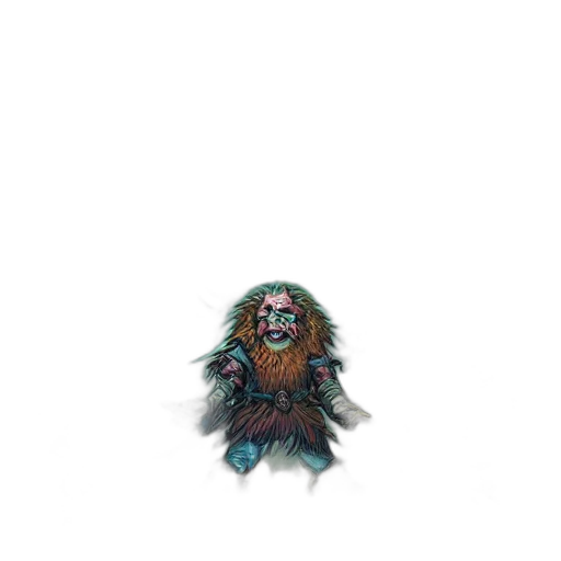 creature, mask, animal, staff transparent PNG cut-out