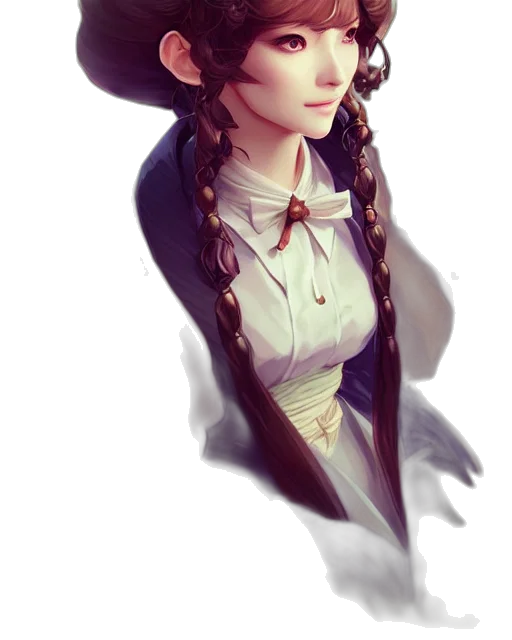 hat, staff, crown, face, fantasy art, photorealistic, concept art, anime transparent PNG cut-out