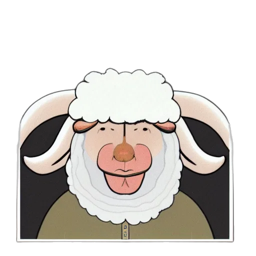 face, animal, mask, cartoon, pixel art, portrait, chef, gordon transparent PNG cut-out