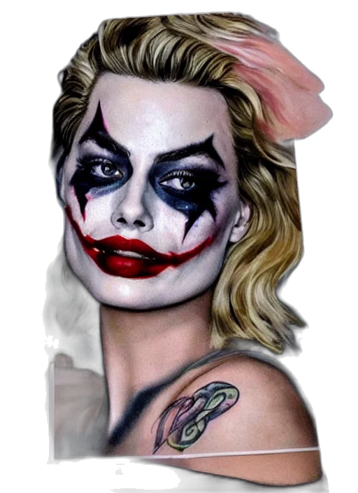 face, comic book art, photorealistic, cartoon transparent PNG cut-out