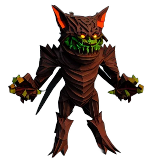 creature, staff, mask, animal transparent PNG cut-out