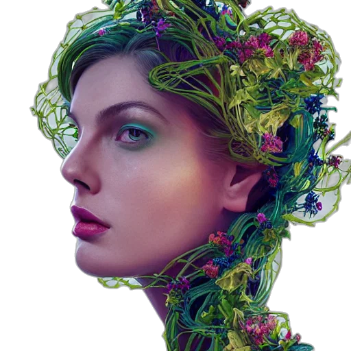 crown, hair, face, hat transparent PNG cut-out