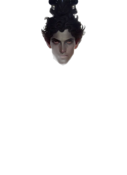 face, mask, crown, hair transparent PNG cut-out