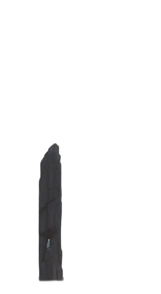 sword, staff, weapon, umbrella, 3d render, photorealistic, concept art, dark transparent PNG cut-out