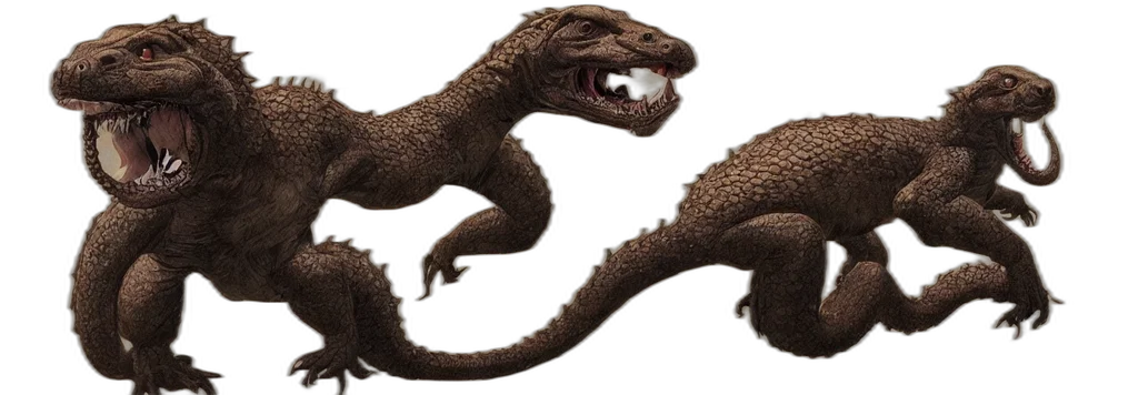 dragon, creature, animal, 3d render transparent PNG cut-out