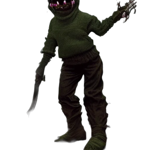 creature, staff, mask, dragon transparent PNG cut-out