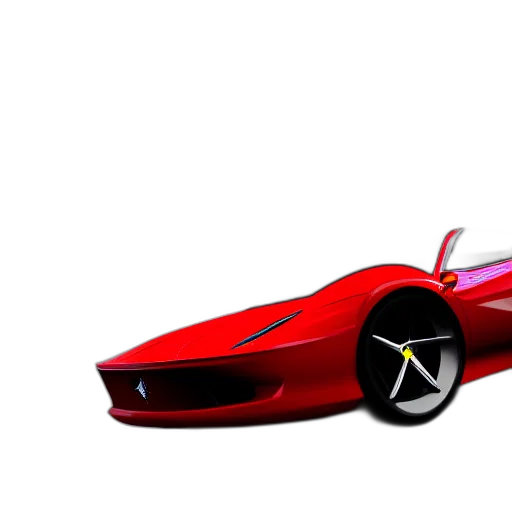 car, weapon, 3d render, concept art transparent PNG cut-out